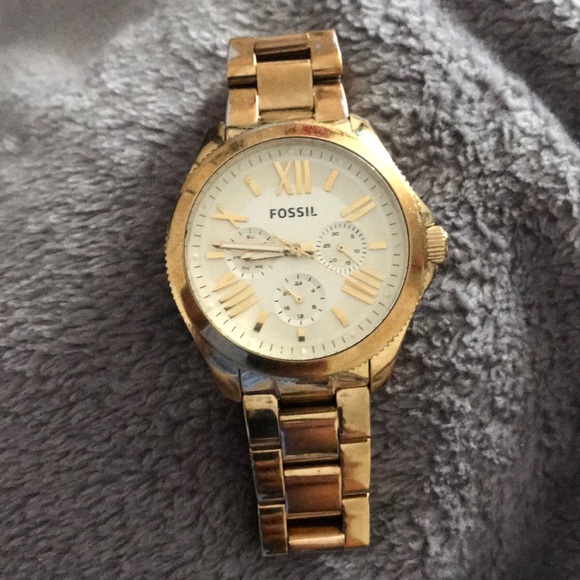 Fossil Accessories - Fossil Stainless Steel/  Gold watch